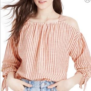 MADEWELL Cold Shoulder Top